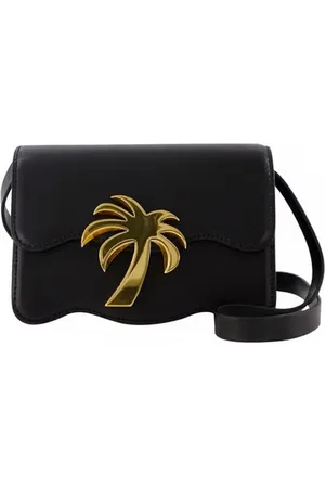 Palm Angels Tassen, Dames, Zwart, ONE Size, Stijlvolle Schoudertas