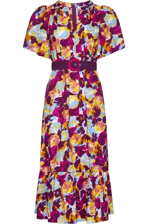 Diane von Furstenberg Kleedjes, Dames, Veelkleurig, S, Stijlvolle Jurken Collectie
