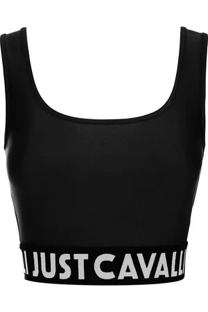 Roberto Cavalli Tops, Dames, Zwart, 2Xs, Stijlvolle Top voor Vrouwen