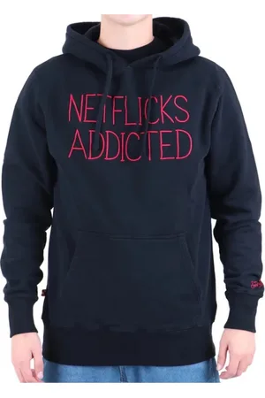 MC2 SAINT BARTH Sweatshirts & Hoodies, Heren, Zwart, 2Xl, Hoodie met geborduurd reliëf