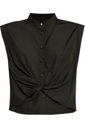 RAG&BONE Blouses & Shirts, Dames, Zwart, L, Katoen, Top Louisa