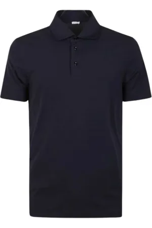 Malo Tops, Heren, Blauw, L, Katoen, Katoenen Polo Shirt
