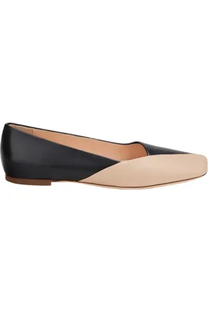 AGL ATTILIO GIUSTI LEOMBRUNI Schoenen, Dames, Veelkleurig, 40 EU, Leer, Vierkante Neus Leren Ballet Flats