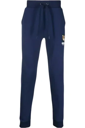 Moschino Broeken, Heren, Blauw, L, Stijlvolle Broek