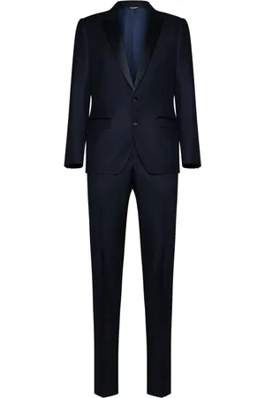 Dolce & Gabbana Pakken, Heren, Blauw, L, Wol, Elegante Jurken Set