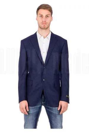 corneliani Jassen, Heren, Blauw, L, Academie Jas