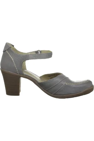 Camel Active Schoenen, Dames, Grijs, 40 1/2 EU, Leer, Comfortabele damesschoen met verstelbare bandjes