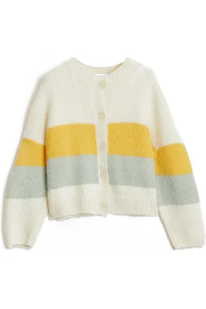 Rodebjer Truien, Dames, Veelkleurig, M, Wol, Alpaca Cardigan voor Herfstdagen