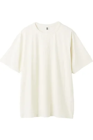 By Malene Birger Tops, Dames, Wit, XS, Katoen, Geborduurde Loose-Fit Katoenen T-Shirt