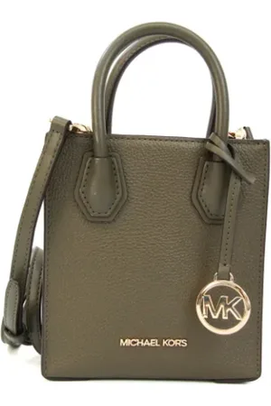 Michael Kors Pre-owned, Dames, Groen, ONE Size, Leer, Tweedehands leren handtassen