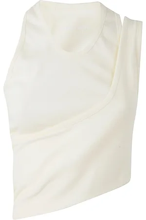 Low Classic Tops, Dames, , M, Katoen, Crème Hole Point Top