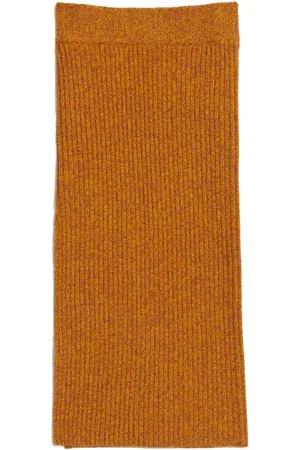 Rodebjer Rokken, Dames, Oranje, L, Wol, Merino Wol Rok Scherp Oranje