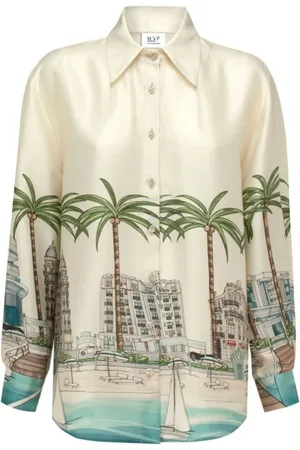 MVP Wardrobe Blouses & Shirts, Dames, Veelkleurig, S, LA Croisette Shirt