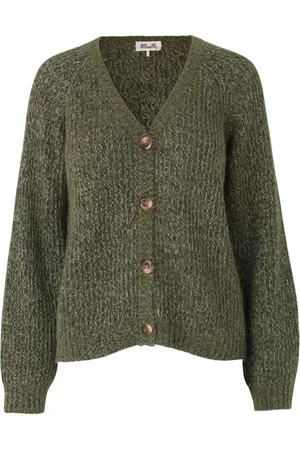 Baum und Pferdgarten Truien, Dames, Groen, L, Wol, Olijf Wol Vest