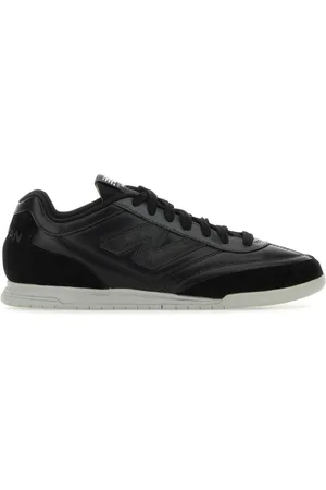 JUNYA WATANABE Schoenen, Heren, Zwart, 40 EU, Zwarte Leren New Balance Sneakers
