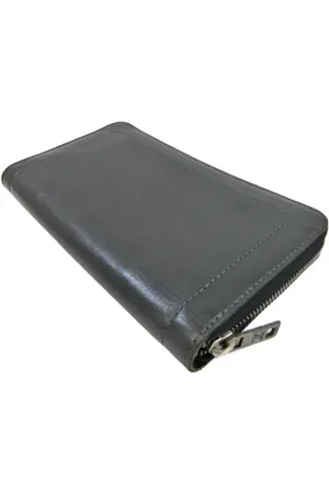 LOUIS VUITTON Pre-owned, Heren, Zwart, ONE Size, Leer, Tweedehands leren portemonnees