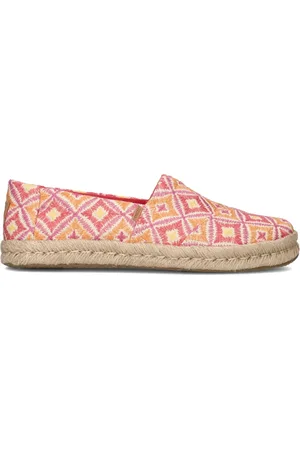 TOMS Schoenen, Dames, Veelkleurig, 37 EU, Roze R Print Espadrilles