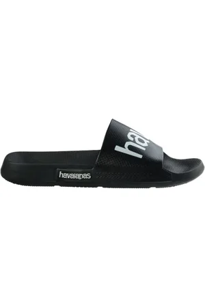 Havaianas Schoenen, Heren, Blauw, 43 EU, Klassieke Logo Slide Sandalen