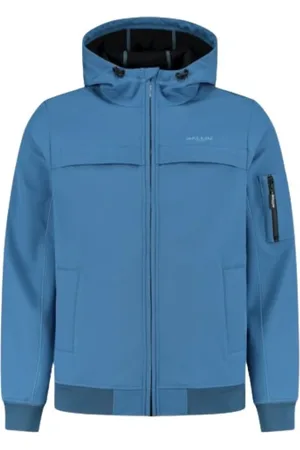 Ballin Jassen, Heren, Blauw, L, Heren Lichtblauwe Softshell Jas