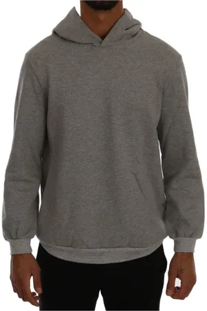 D.A. Daniele Alessandrini Sweatshirts & Hoodies, Heren, Grijs, L, Katoen, Hoodies