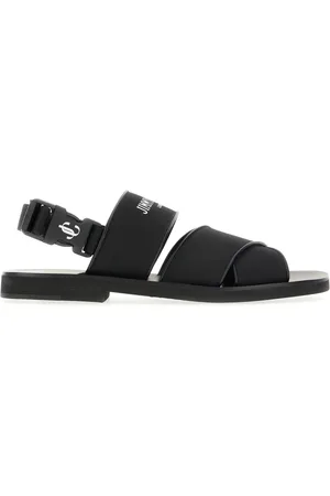Jimmy Choo Schoenen, Heren, Zwart, 41 EU, Nylon, Stijlvolle sandalen voor de zomer