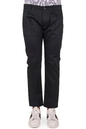Nine In The Morning Broeken, Heren, Blauw, L, Fold Chinos