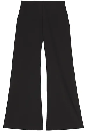 Rodebjer Broeken, Dames, Zwart, S, Polyester, Trendy Elastische Taille Broek