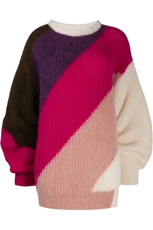 CIRCUS HOTEL Truien, Dames, Veelkleurig, M, Wol, Mohair Alpaca Wool Oversized Sweater