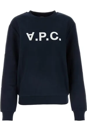 A.P.C. Sweatshirts & Hoodies, Dames, Blauw, L, Katoen, Midnight Sweatshirt