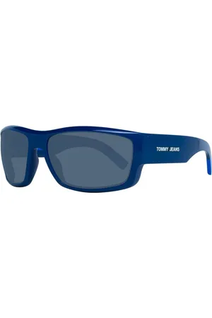Tommy Hilfiger Accessoires, unisex, Blauw, ONE Size, Trapezium Zonnebril met UVA & UVB Bescherming