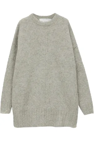 Rodebjer Truien, Dames, Grijs, S, Nylon, Alpaca Sweater voor Ontspannen Weekenden