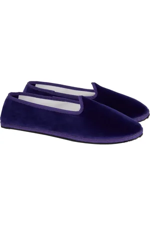 Gallo Paarse Velvet Furlane Schoenen