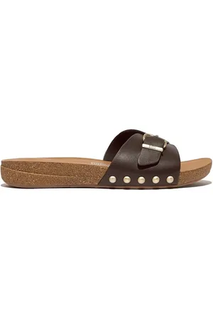 FitFlop Schoenen, Dames, Bruin, 39 EU, Comfortabele Kussensandalen