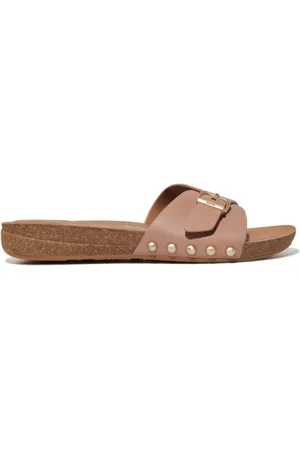 FitFlop Schoenen, Dames, Bruin, 40 EU, Comfortabele Gewatteerde Sandalen