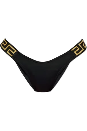 VERSACE Badkleding, Dames, Zwart, L, Nylon, Zwembroek bodem