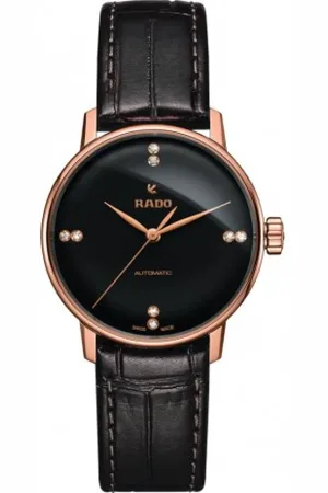 Rado Accessoires, Dames, Zwart, ONE Size, Uomo/Donna - R22865755 - Coupole Classic Automatic Diamonds
