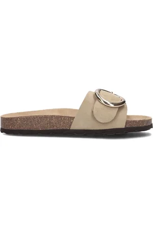 Lina Locchi Schoenen, Dames, , 36 EU, Suède, Bio 1 Gesp Slipper Suède