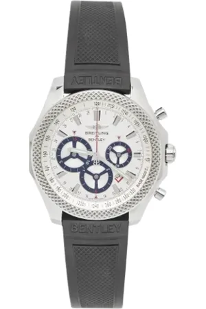 Breitling Pre-owned Pre-owned, Heren, Grijs, ONE Size, Pre-owned Stainless Steel watches