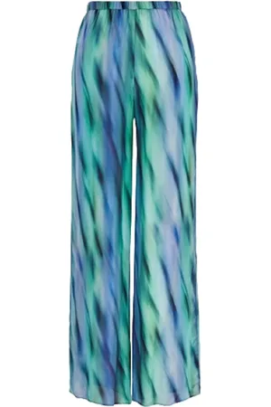 Armani Exchange Broeken, Dames, Veelkleurig, 2Xs, Fantasia Hoge Taille Broek