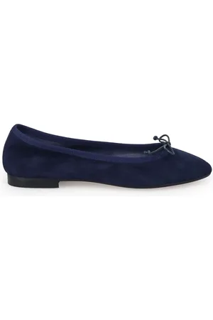 Belle Schoenen, Dames, Blauw, 38 EU, Blauwe Ballerina Schoenen