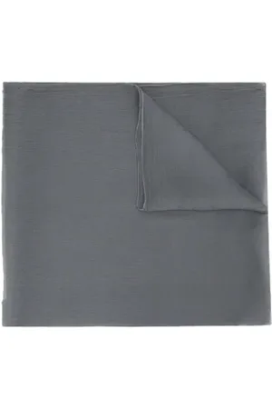 Emporio Armani Pre-owned, unisex, Grijs, ONE Size, Pre-owned Silk scarves