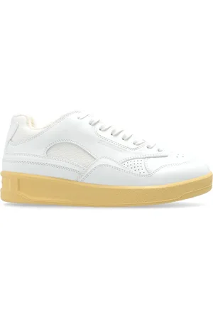 Jil Sander Schoenen, Dames, Wit, 36 EU, Leer, Sportschoenen met Logo