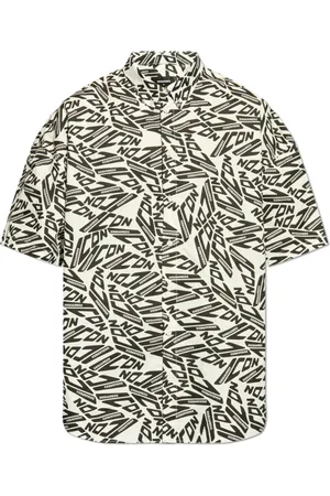 Dsquared2 Overhemden, Heren, Wit, L, Katoen, Monogram Shirt