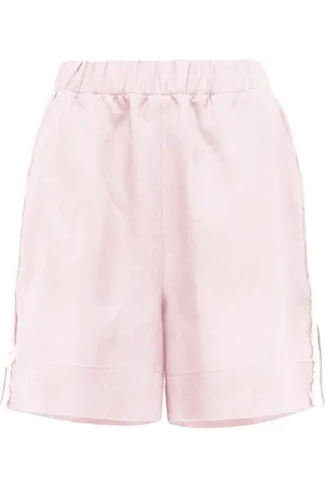 MVP Wardrobe Korte broeken, Dames, Roze, L, Linnen, ST. Raphael Shorts