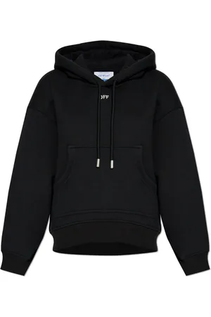 OFF-WHITE Sweatshirts & Hoodies, Dames, Zwart, S, Katoen, Hoodie