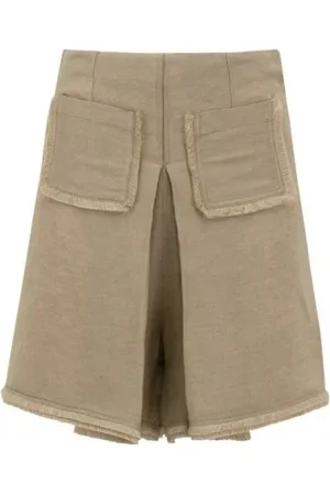 MVP Wardrobe Korte broeken, Dames, , S, Linnen, Antibes Shorts