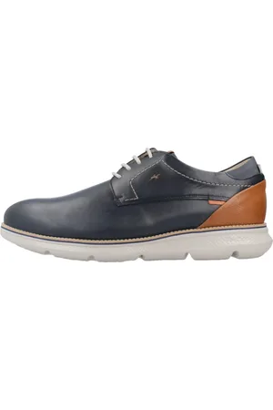 Fluchos Schoenen, Heren, Blauw, 43 EU, Casual Style Sneakers voor Mannen