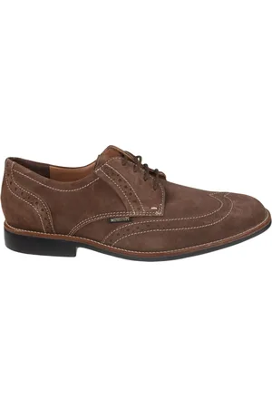 Mephisto Schoenen, Heren, Bruin, 45 EU, Suède, Stijlvolle Heren Veterschoenen