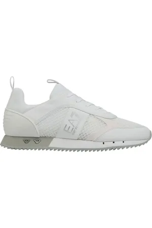 EA7 Schoenen, Heren, Wit, 44 EU, Stijlvolle witte sneakers