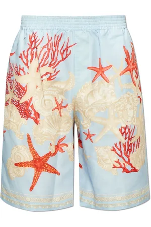 VERSACE Korte broeken, Heren, Veelkleurig, S, Shorts met 